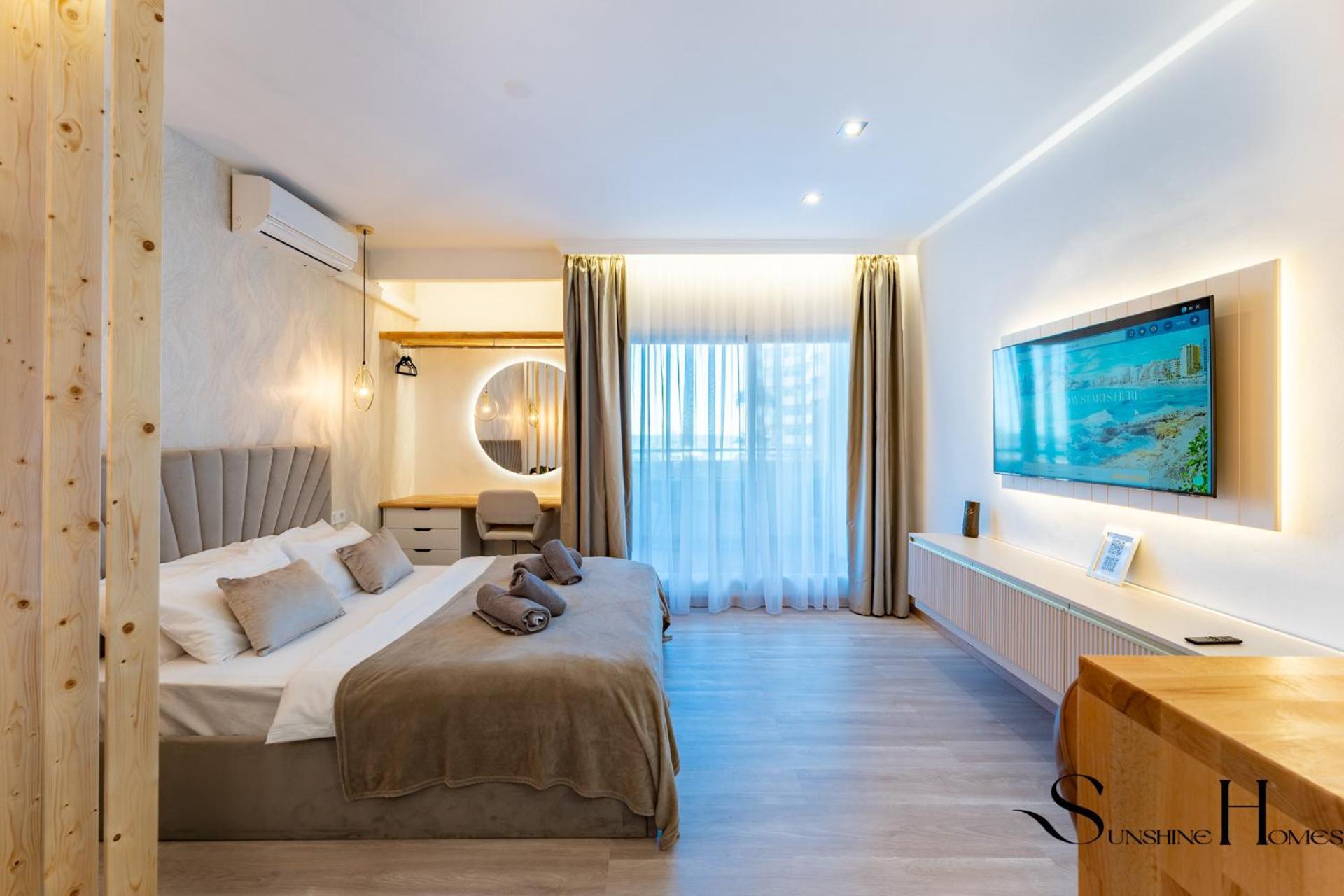 Seaview Beachfront Studio With Aqua Park & Balcony Benalmádena Εξωτερικό φωτογραφία